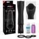 PDX Roto-Teazer - Waterproof Rotating Vibrating Masturbator (Black)