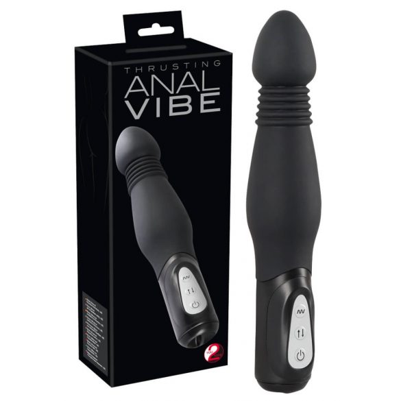 You2Toys - Analinis Vibe - stumdomas, analinis vibratorius (juodas)