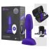 b-Vibe Rimming - vibromasseur anal à billes rotatives (violet)