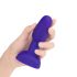 b-Vibe Rimming - rotirajući biserni analni vibrator (ljubičasti)