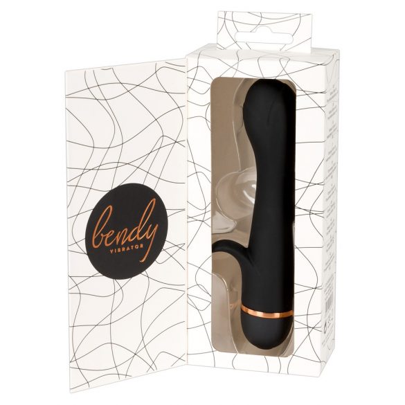 You2Toys - Bendy Tulpe - Silikon Vibrator (Schwarz)