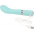 Sassy Pillow Talk - Rechargeable G-Spot Vibrator (Turquoise)