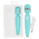 Pillow Talk Cheeky Wand - Rechargeable Massaging Vibrator (Turquoise)