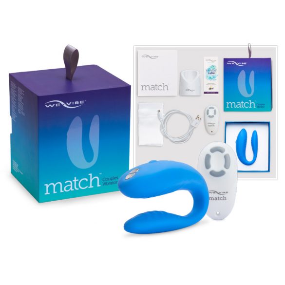 We-Vibe Match - wasserfester, akkubetriebener Paarvibrator (blau)