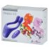 BeauMents Doppio 2 - Rechargeable, Wireless, Triple Motor Couples Vibrator (Purple)