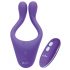 BeauMents Doppio 2 - Rechargeable, Wireless, Triple Motor Couples Vibrator (Purple)