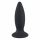 Zwarte Fluweel S - oplaadbare, beginners anale vibrator - klein (zwart)