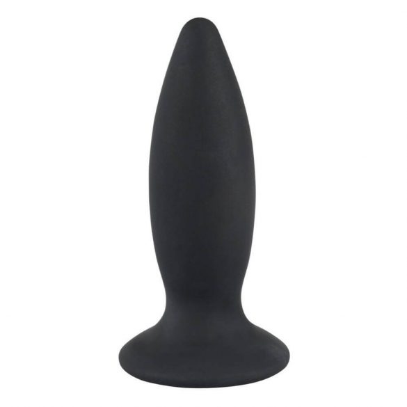 Vibrator anal Black Velvet S - începători, cu acumulator - mic (negru)