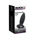 Vibrator anal Black Velvet S - începători, cu acumulator - mic (negru)