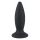 Velours Noir M - Vibromasseur Anal Rechargeable Intermédiaire - Normal (Noir)