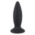 Vibrator anal Black Velvet M - cu acumulator, nivel intermediar - normal (negru)