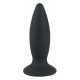 Black Velvet M - Rechargeable, Intermediate Anal Vibrator - Standard (Black)