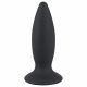 Black Velvet M - Rechargeable, Intermediate Anal Vibrator - Standard (Black)