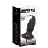 Vibrator anal Black Velvet M - cu acumulator, nivel intermediar - normal (negru)