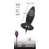 Vibratore Anale Black Velvet M Ricaricabile per Intermedi - Nero