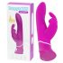 Happyrabbit Curve - Wasserdichter, akkubetriebener Vibrator mit Klitorisarm (lila)