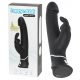 Happyrabbit Realistic - waterproof, rechargeable rabbit vibrator (black)