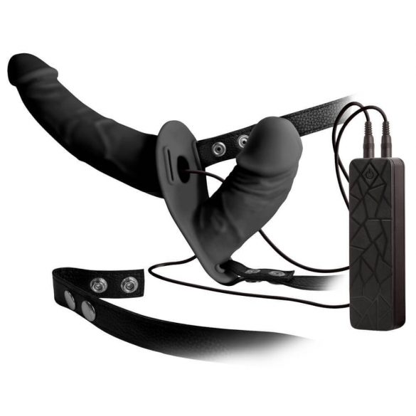 Double Thruster - Wearable Dual Vibrator (Black)