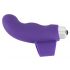 Doigt Sourire - vibrateur en silicone ondulé (violet)