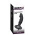 Black Velvet - Rechargeable Penis Anal Vibrator (Black)