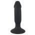 Velours Noir - Vibromasseur Anal Rechargeable (Noir)