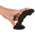 Velours Noir - Vibromasseur Anal Rechargeable (Noir)