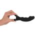 Velours Noir - Vibromasseur Anal Rechargeable (Noir)