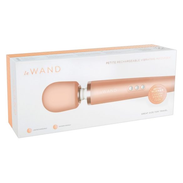 Le Wand Petite - exklusiv, uppladdningsbar massager (roséguld)