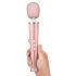 Le Wand Petite - exklusives, akkubetriebenes Massage-Vibrator (Rosa-Gold)