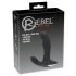 Rebel - roterande prostata massager vibrator med batteri (svart)