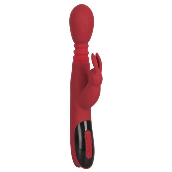 You2Toys masažer - gurnite-rotirajte, grijaći vibrator G-točke (crveni)