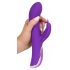 Vibrator cu cap rotativ SMILE Turbo - rechargeabil, violet