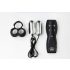 HOT Octopus JETT - Dual Motor Glans Vibrator (Black-Silver)