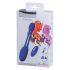 BeauMents Flexxio - vibromasseur couple rechargeable à deux moteurs (bleu)