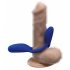 BeauMents Flexxio - vibromasseur couple rechargeable à deux moteurs (bleu)