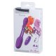 BeauMents Flexxio - vibrator de cuplu cu 2 motoare, reîncărcabil, cu radiocomandă (violet)