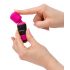 PalmPower Pocket Wand - mini vibrator de masaj (roz-negru)