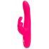 Happyrabbit Curve Slim - vibrateur waterproof rechargeable avec bras clitoridien (rose)