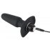 Plug Anale SMILE - Vibratore Anale Ricaricabile in Silicone (Nero)