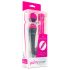 PalmPower Wand Massager - met powerbank (roze-grijs)