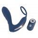 You2Toys Prostata Plug - Akkubetriebener, funkgesteuerter Analvibrator mit Penisring (Blau)