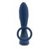 Plug Prostate - Vibrateur Anal avec Anneau Pénien (Bleu)