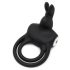 Happyrabbit Waterproof Rechargeable Penis and Scrotum Ring (Black)