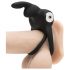 Happyrabbit Cock - Waterproof, Rechargeable Penis and Testicle Ring (Black)