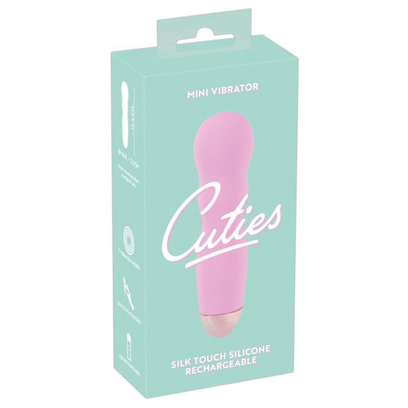 Cuties Mini Roos - oplaadbare, golvende vibrator (roze)