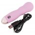 Cuties Mini Roos - oplaadbare, golvende vibrator (roze)