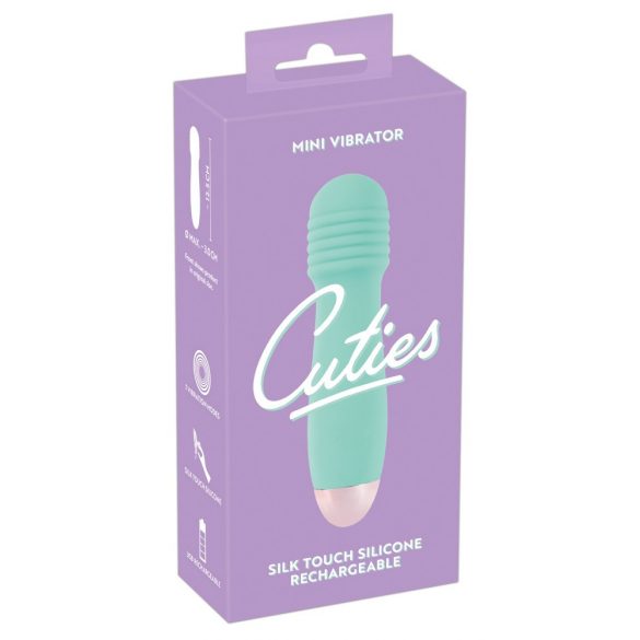 Cuties Mini Wand - akutoitel, mini massaaživibraator (roheline)