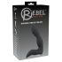 Rebel - wiederaufladbarer Penis-Vibrator (schwarz)