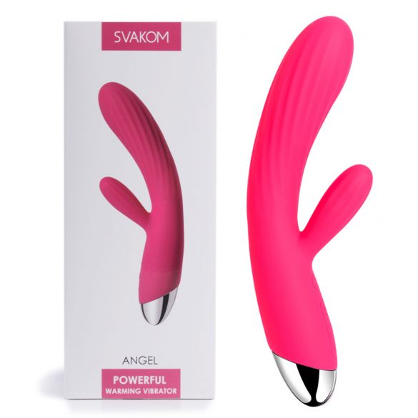 Svakom Angel - Waterproof, Warming, Clitoral Vibrator (Red)