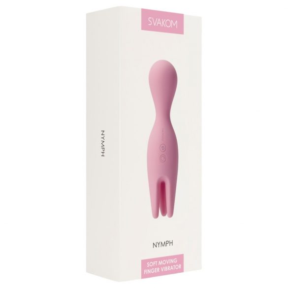 Svakom Nymph - vibromasseur rechargeable (rose pâle)